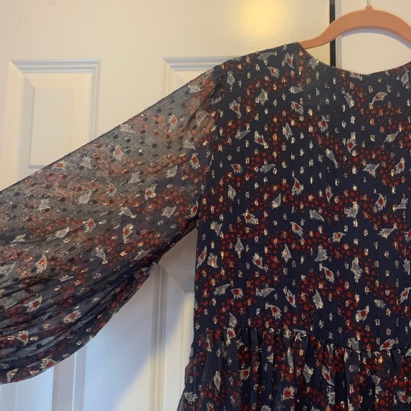 Urban Outfitters Blue Motif Mini Dress - Picture 8 of 9